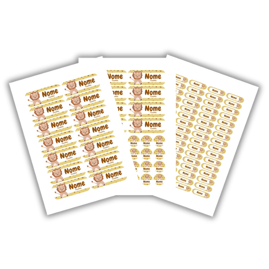 Kit Etichette Scuola Personalizzate | + 100 Etichette Impermeabili